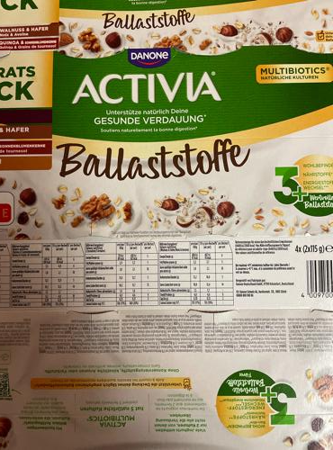 Fotografie - Activia ballaststoffe Danone