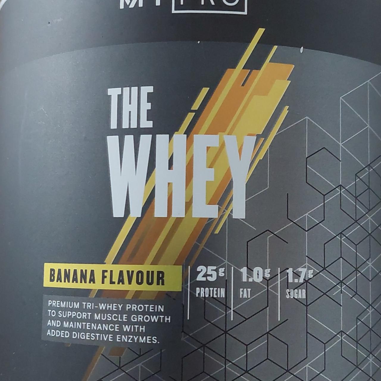 Fotografie - The Whey Banana flavour MyPro