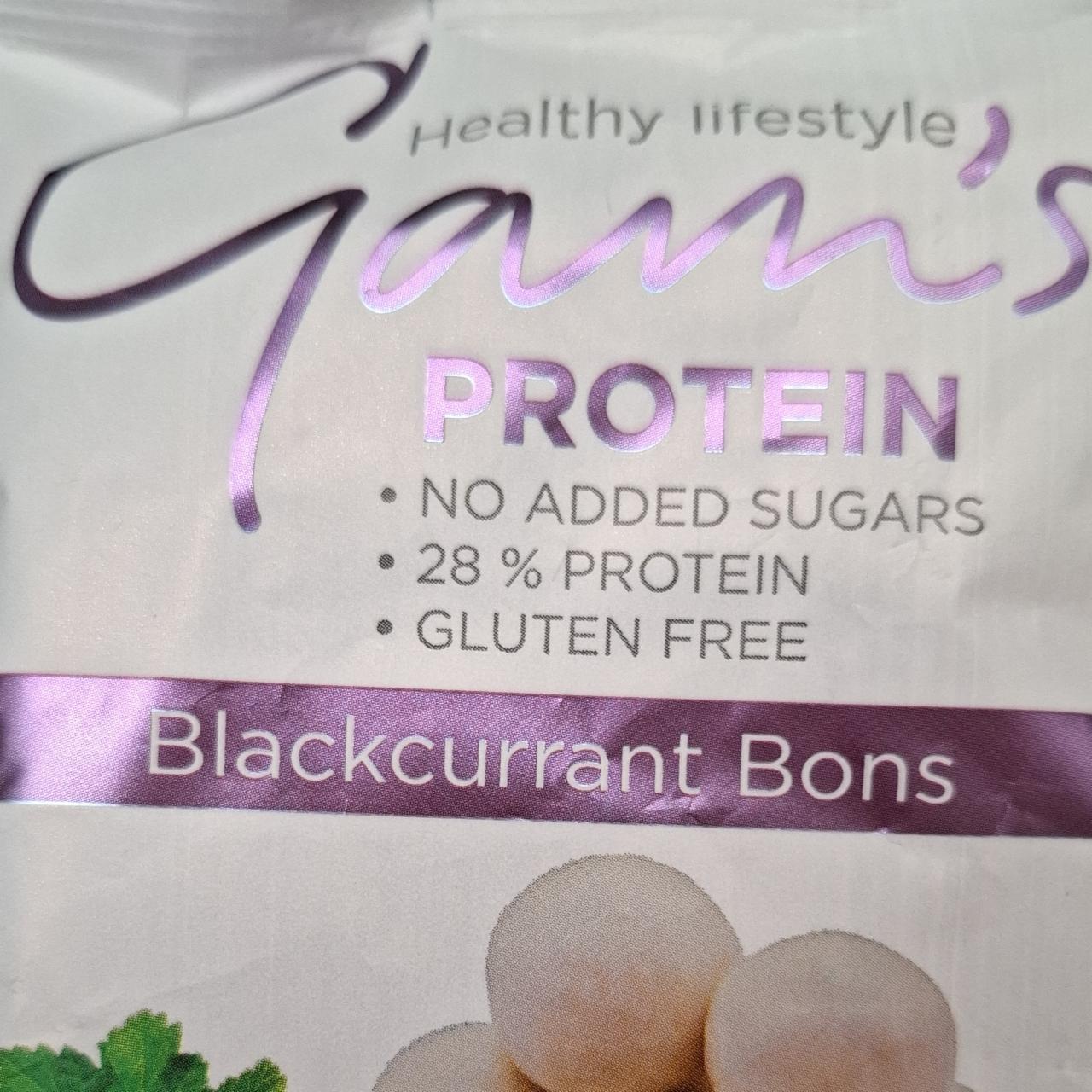 Fotografie - Protein blackcurrant bons Gam's