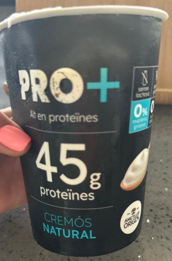 Fotografie - PRO+ alt en 45g proteines cremós natural Ametller