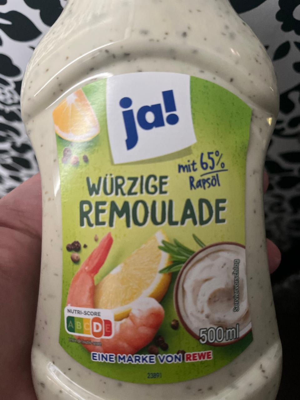 Fotografie - Würzige remoulade mit 65% rapsöl Ja!