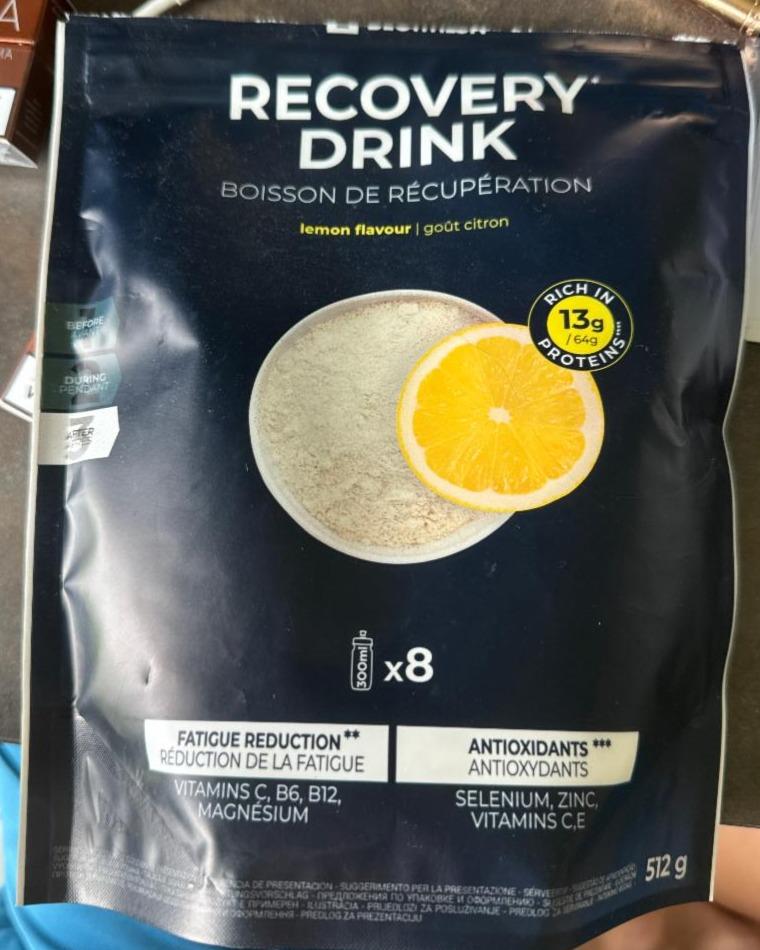 Fotografie - Recovery drink lemon flavour Decathlon
