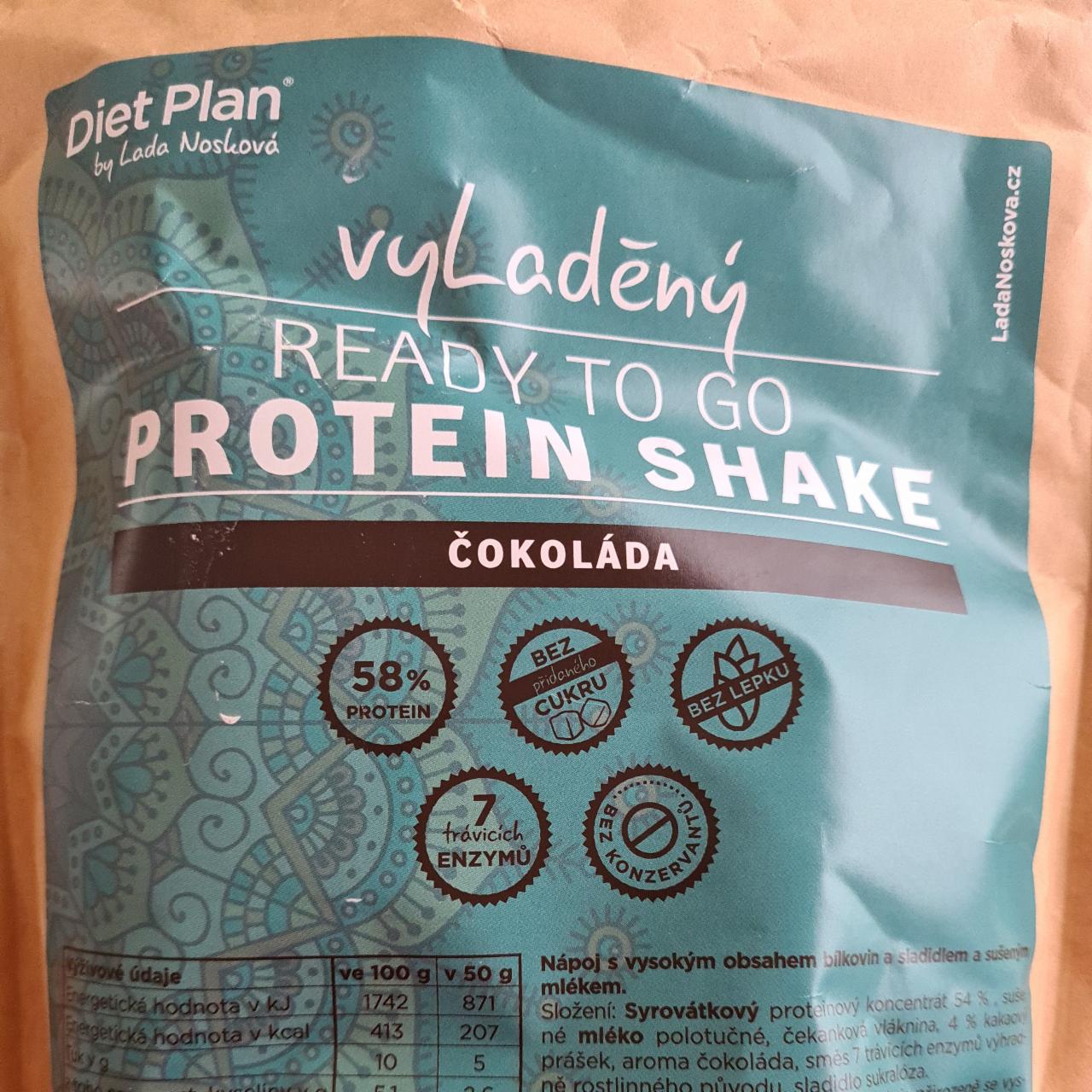 Fotografie - Vyladěný ready to go protein shake čokoláda Diet Plan