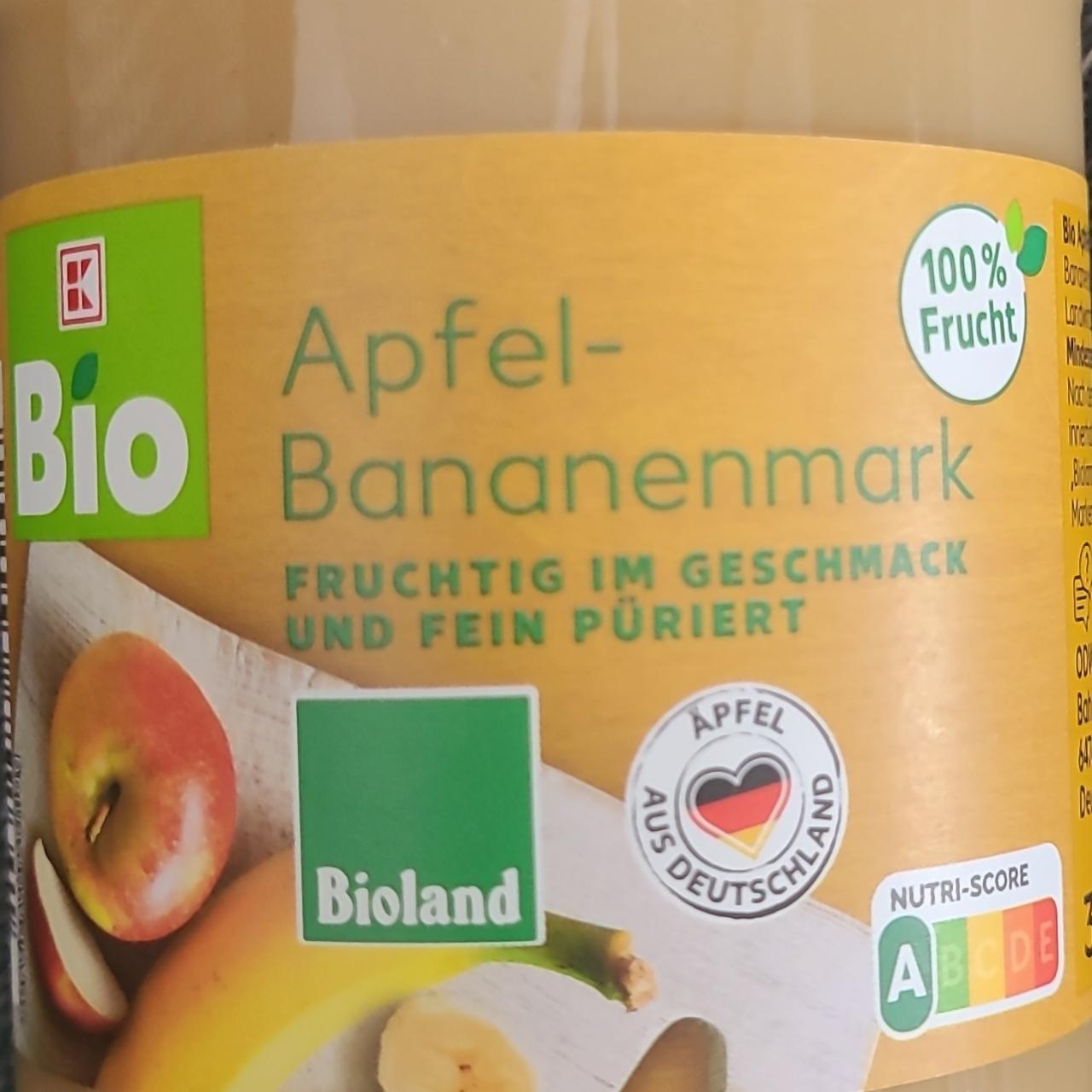 Fotografie - Apfel-Bananenmark K-Bio