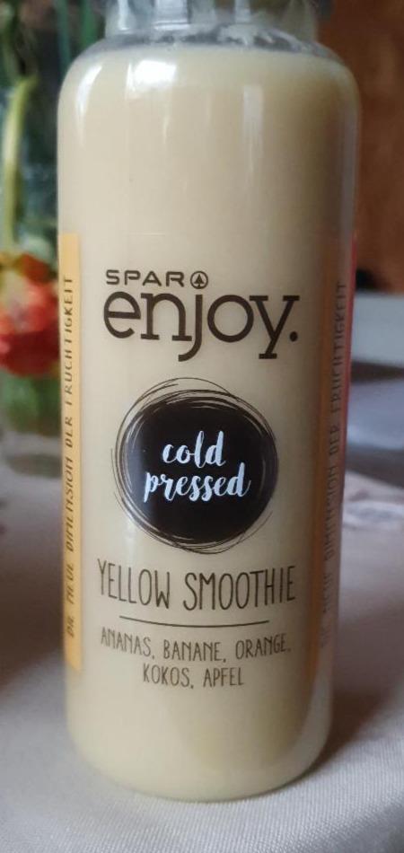 Fotografie - Yellow smoothie cold pressed Spar Enjoy