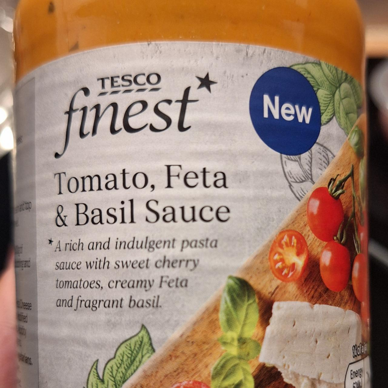 Fotografie - Tomato, feta & basil sauce Tesco finest