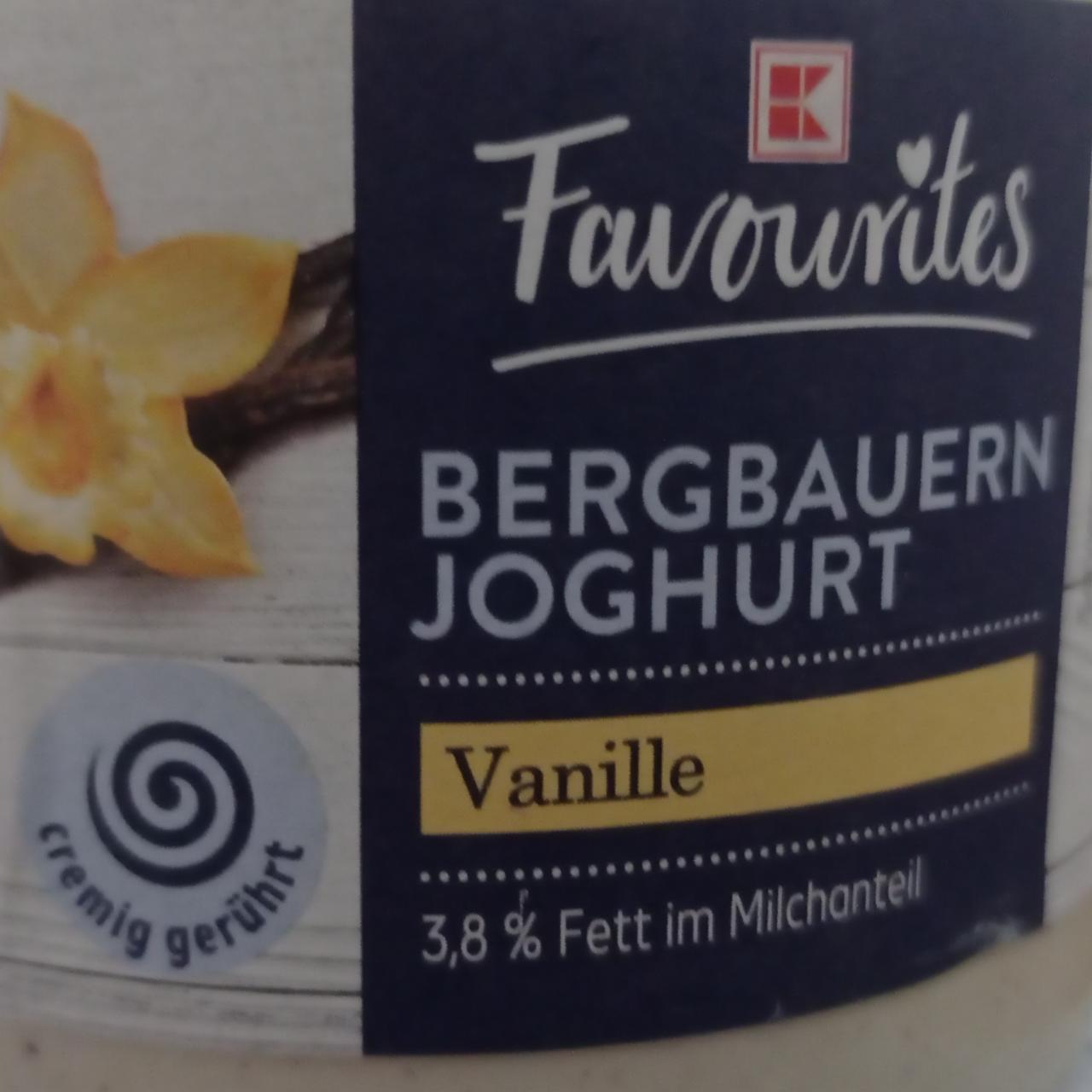 Fotografie - Bergbauern joghurt vanille K-Favourites