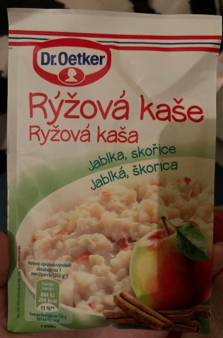 Fotografie - Rýžová kaše jablka, skořice Dr.Oetker