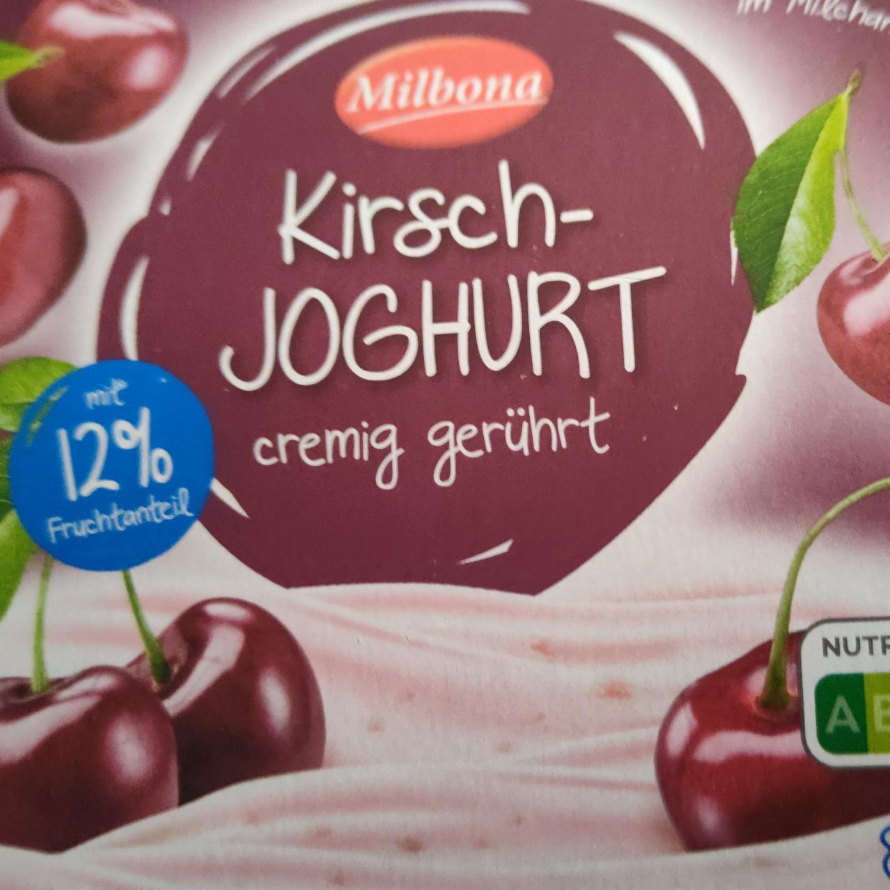 Fotografie - Kirsch-joghurt cremig gerührt Milbona