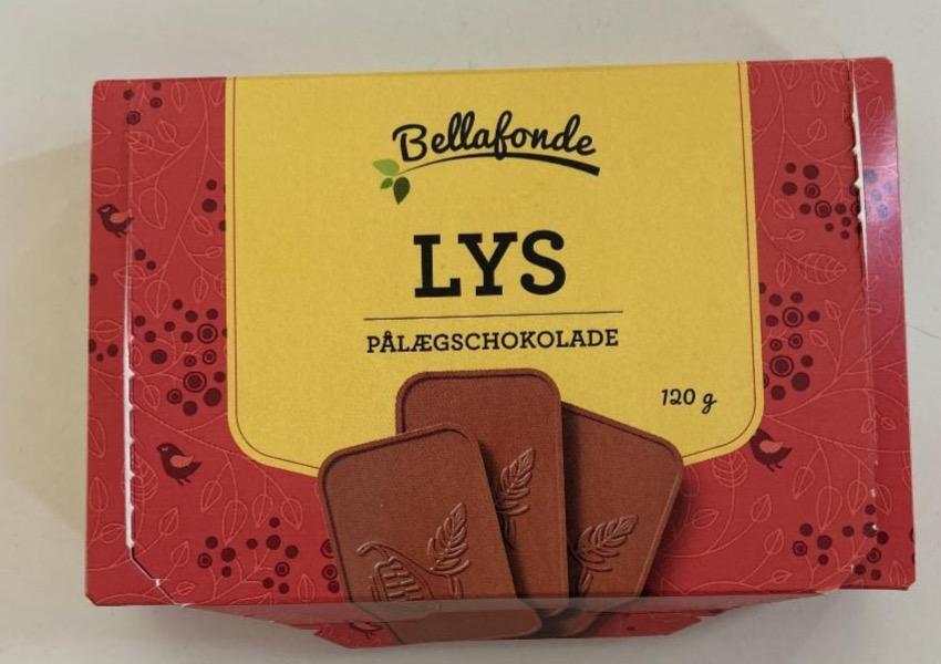 Fotografie - Lys Pålægschokolade Bellafonde