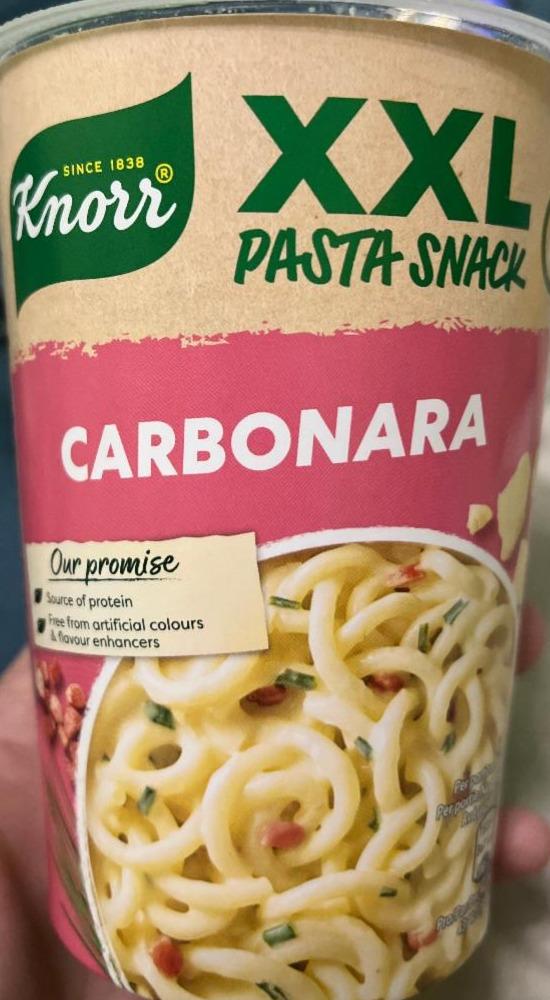 Fotografie - XXL Pasta Snack Carbonara Knorr