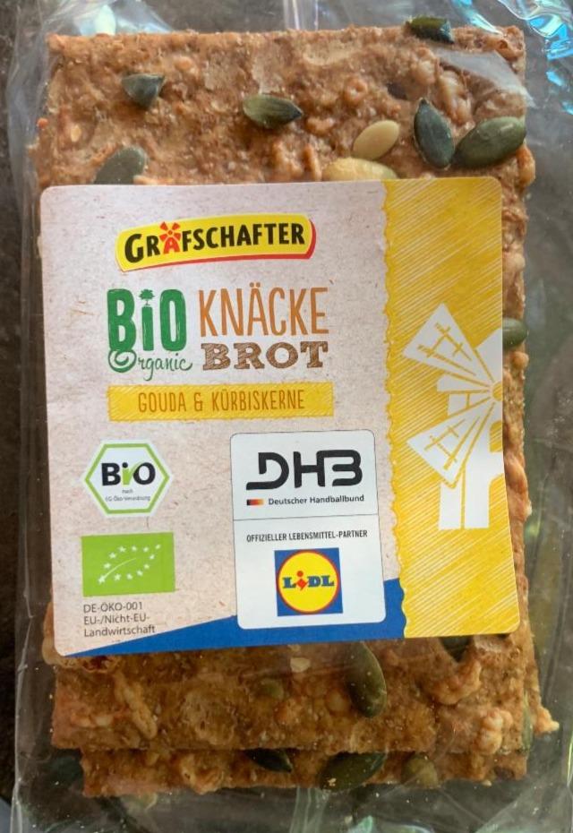 Fotografie - BIO knäcke brot gouda & kürbiskerne Grafschafter