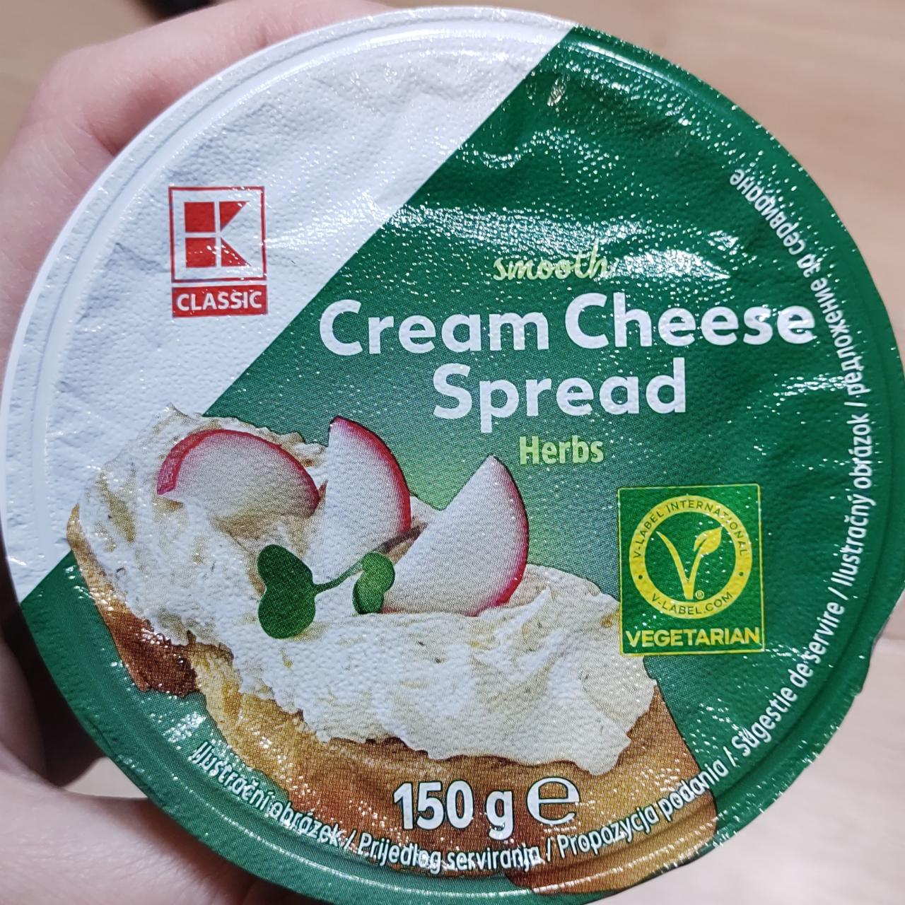 Fotografie - Smooth cream cheese spread herbs K-Classic