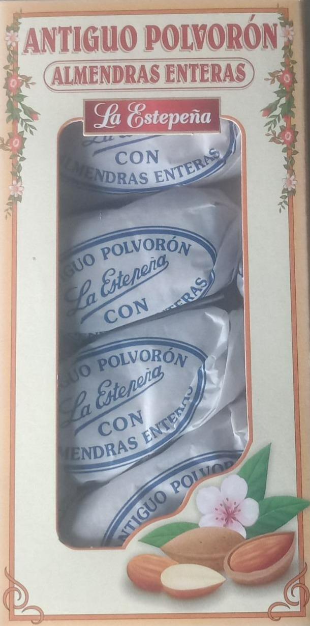 Fotografie - Antiguo Polvorón Almendras Enteras La Estepeña