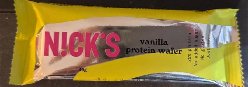 Fotografie - Vanilla Protein Wafer N!CK'S