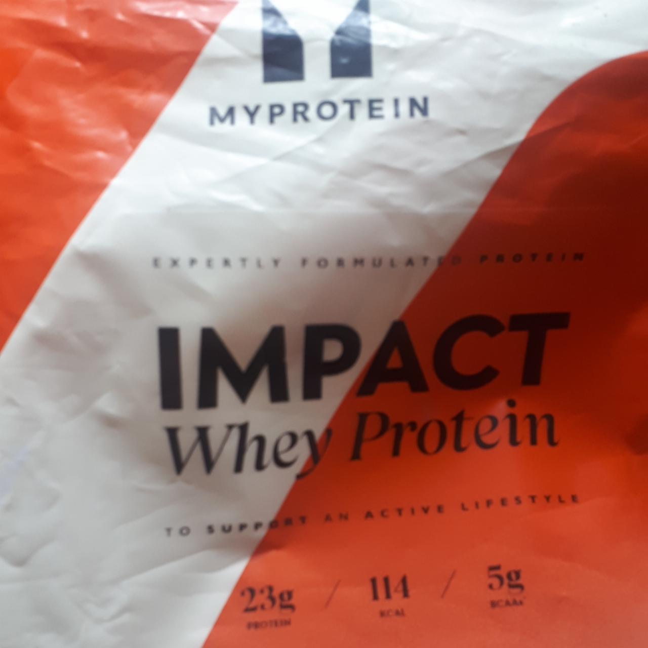 Fotografie - Impact whey protein Myprotein