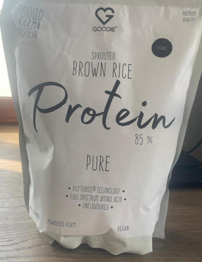 Fotografie - Sprouted brown rice protein 85% pure Goodie