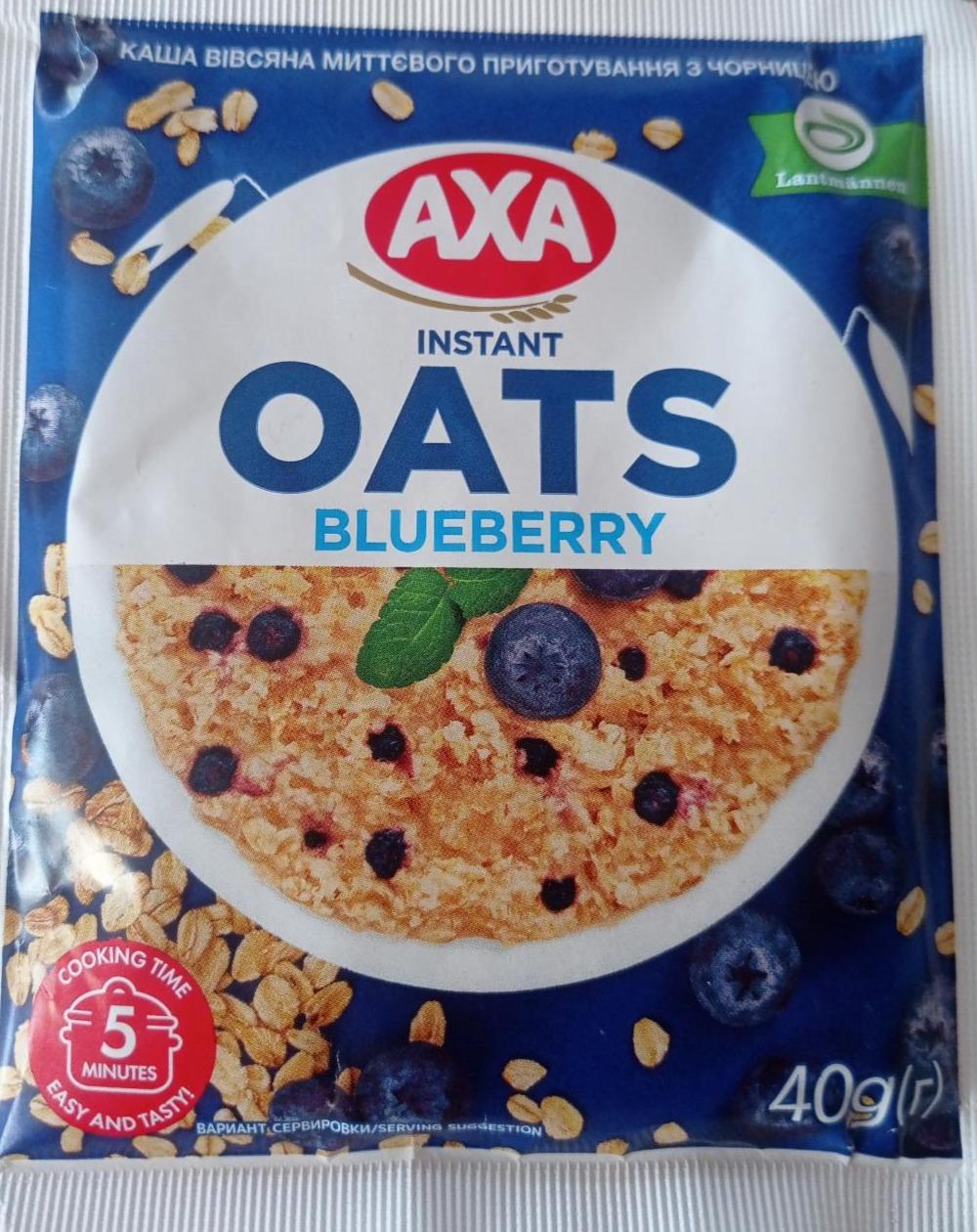 Fotografie - Instant oats blueberry Axa