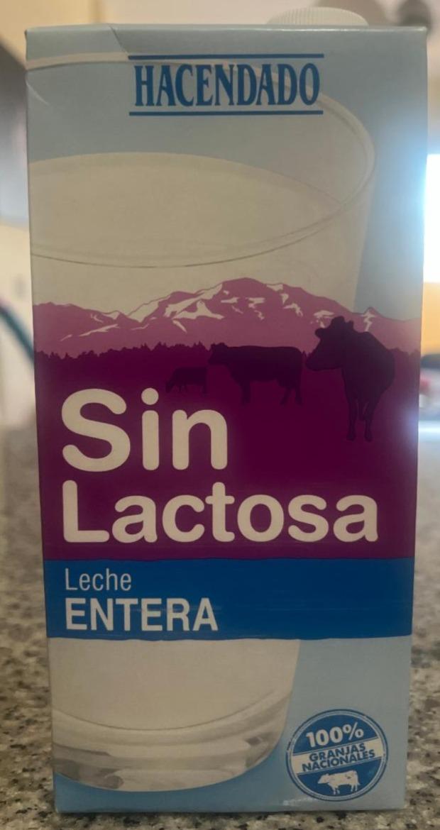 Fotografie - Leche entera sin lactosa Hacendado