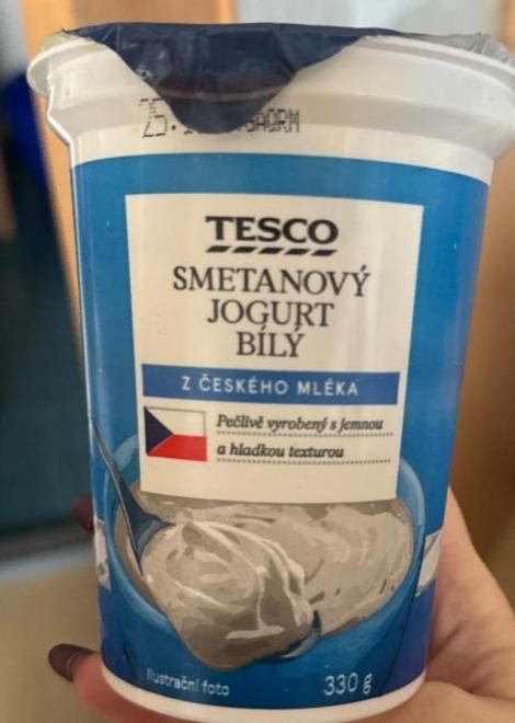 Fotografie - Smetanový jogurt bílý Tesco