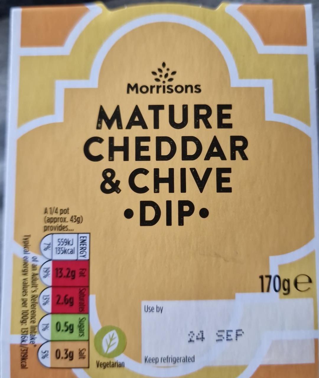 Fotografie - Mature cheddar & chive dip Morrisons