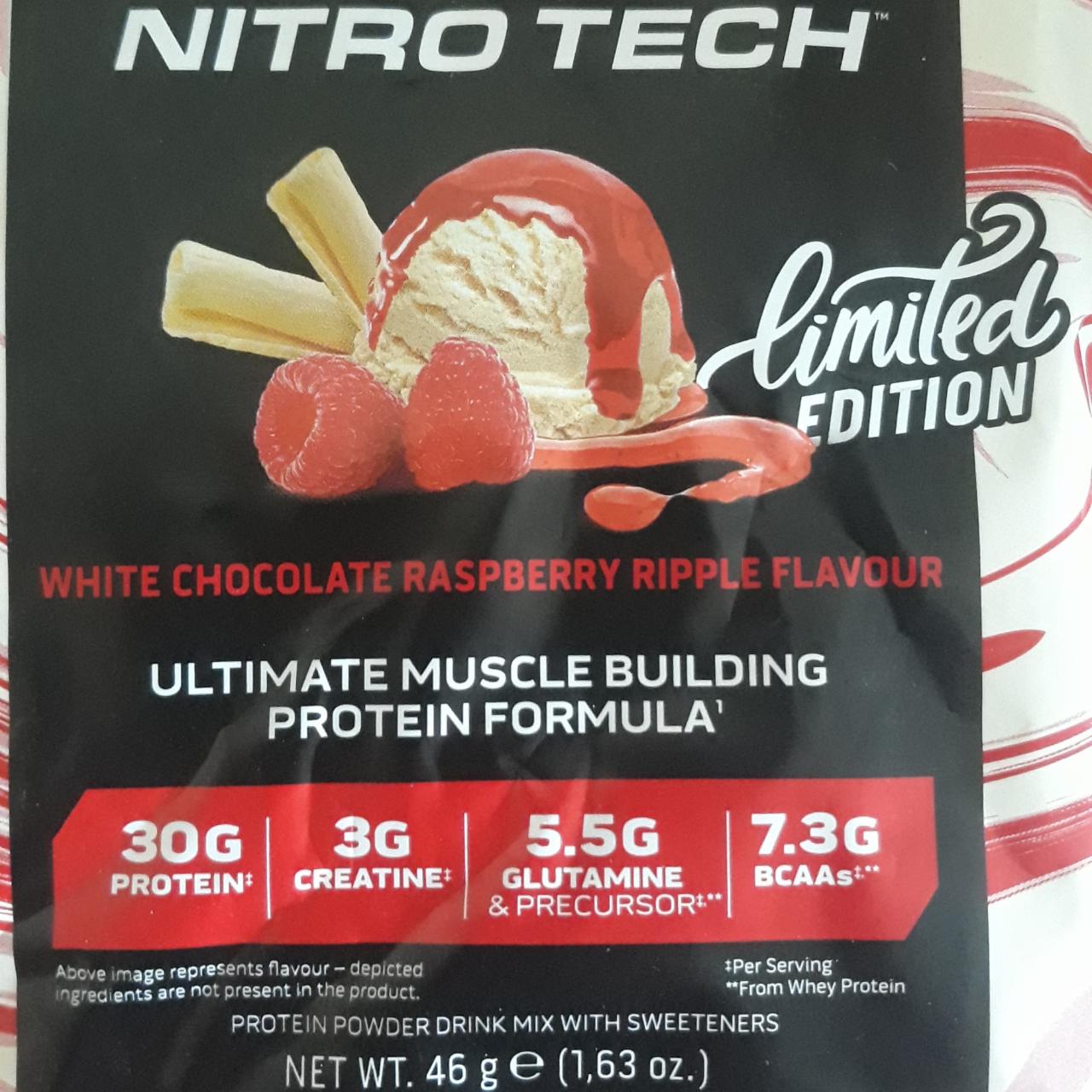 Fotografie - White chocolate raspberry ripple flavour Nitro Tech