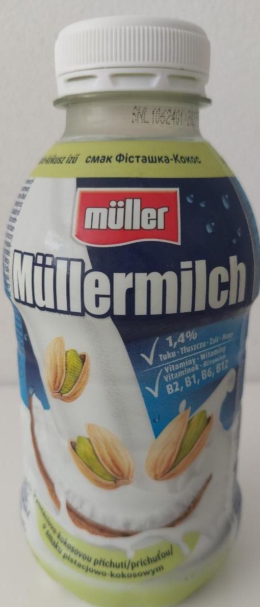 Fotografie - Müller milch pistácie kokos