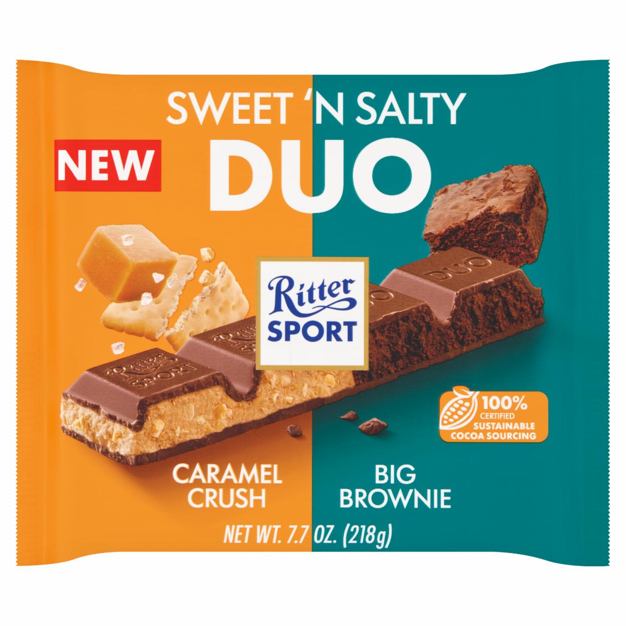 Fotografie - Sweet’n salty duo caramel crush big brownie Ritter Sport