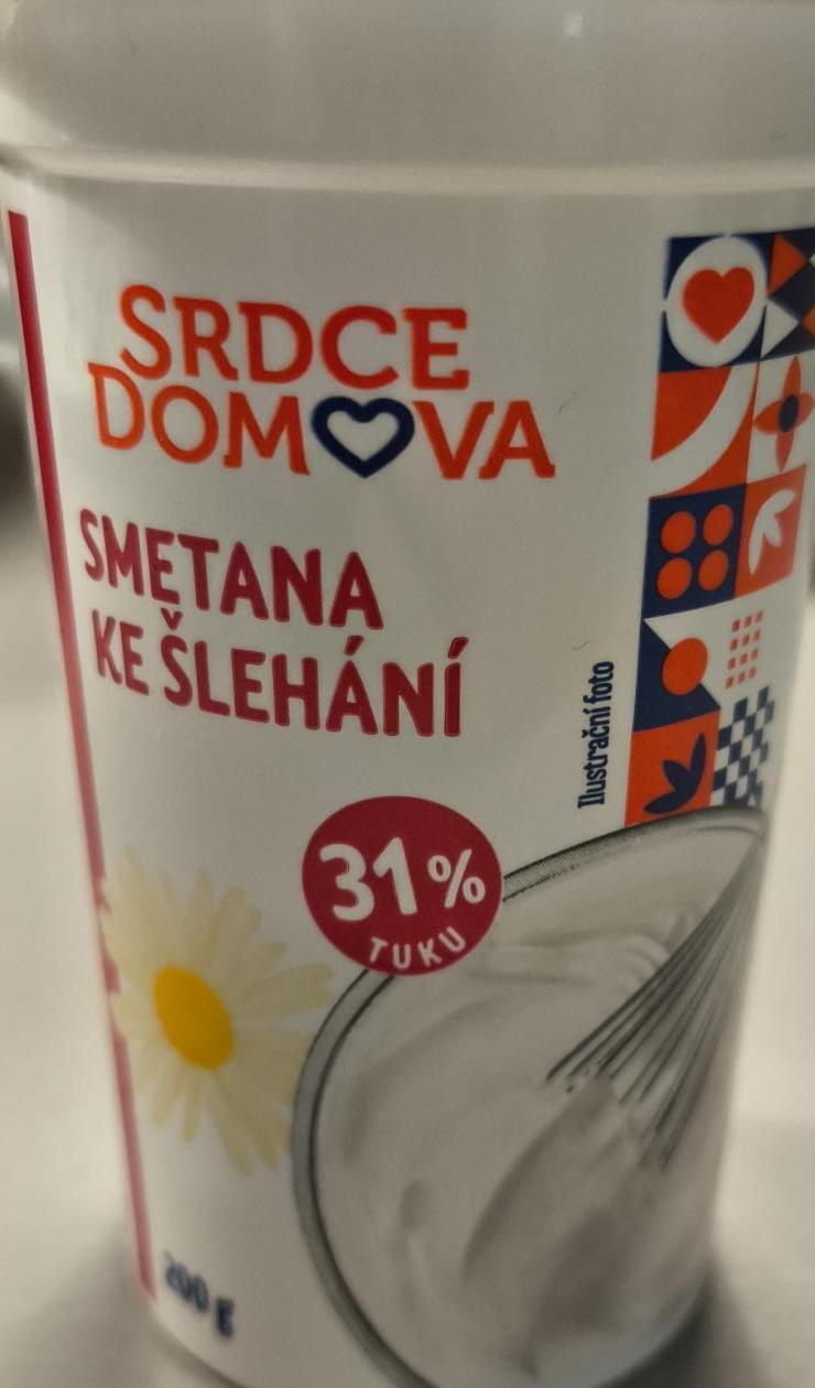 Fotografie - Smetana ke šlehání 31% Srdce domova