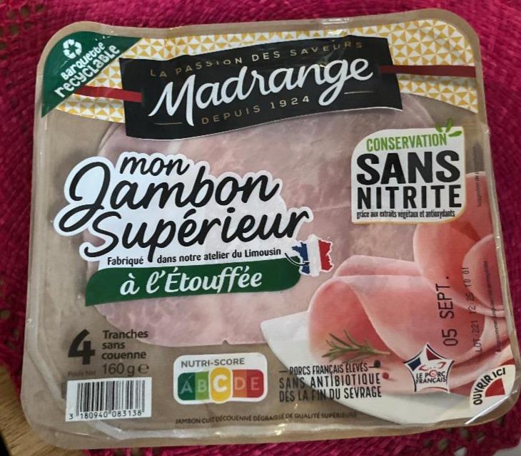 Fotografie - Mon jambon supérieur à l'étouffée Madrange