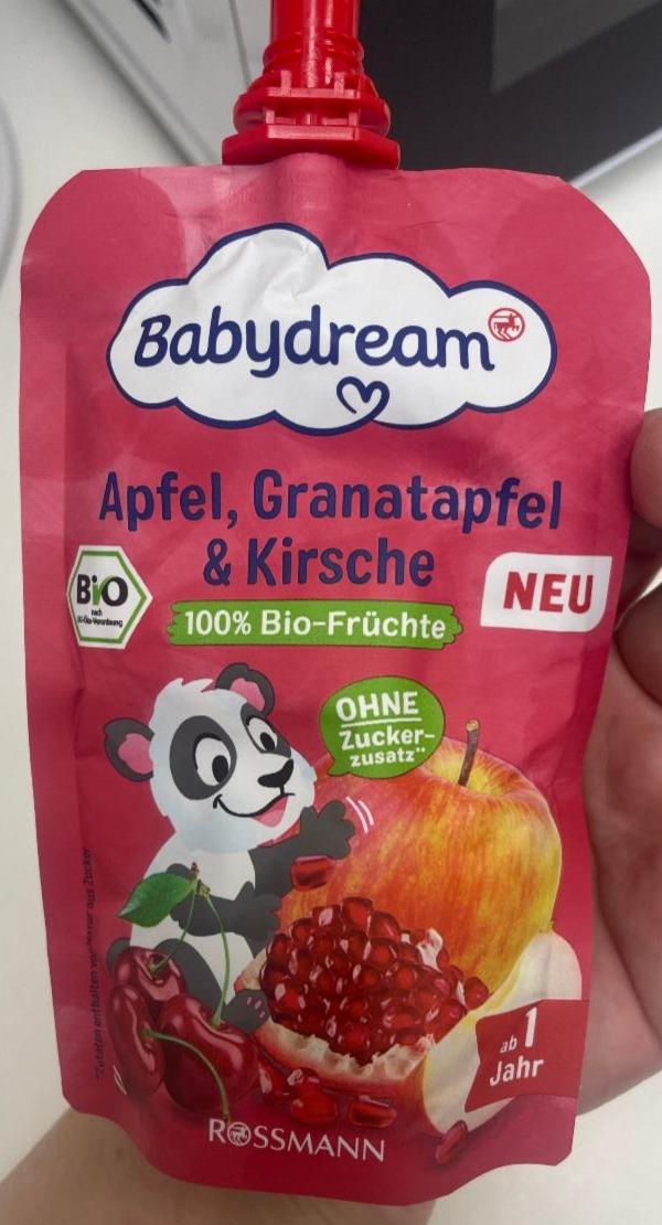 Fotografie - Bio apfel, granatapfel & kirsche Babydream