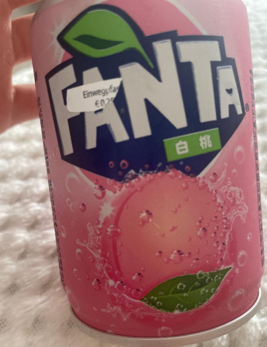 Fotografie - White peach Fanta