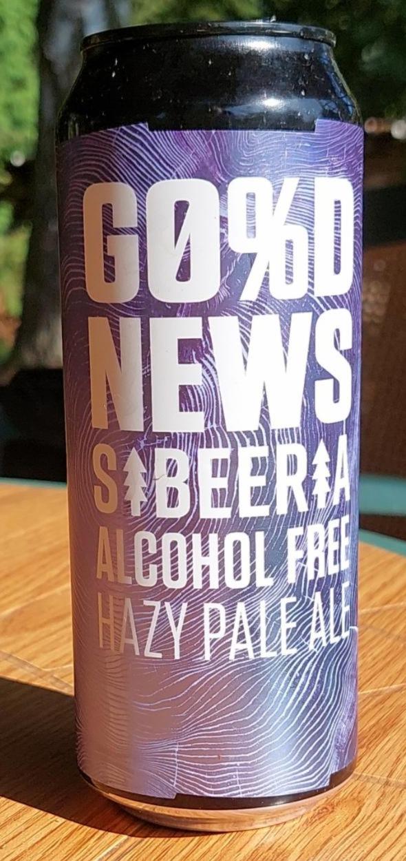 Fotografie - Good news alcohol free hazy pale ale Sibeeria