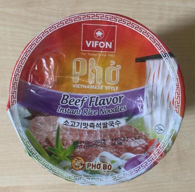 Fotografie - Phở beef flavor instant rice noodles Vifon