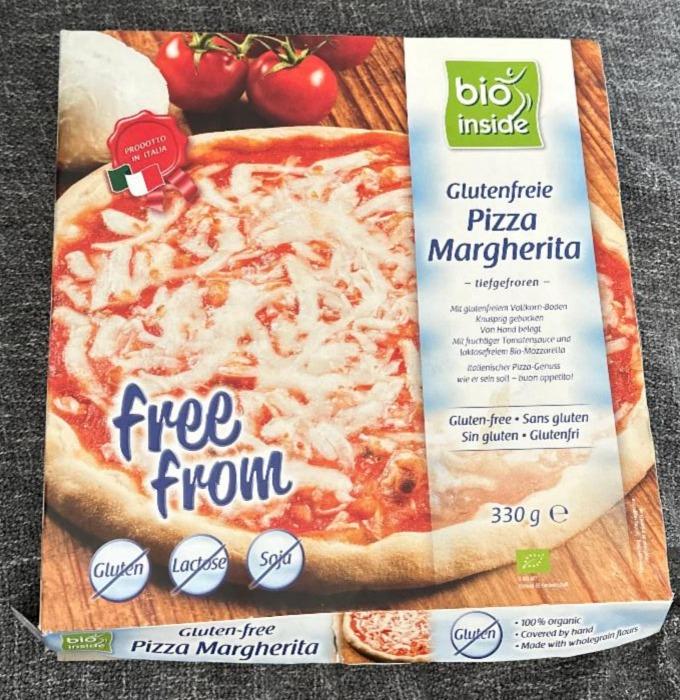 Fotografie - Glutenfreie pizza margherita Bio inside