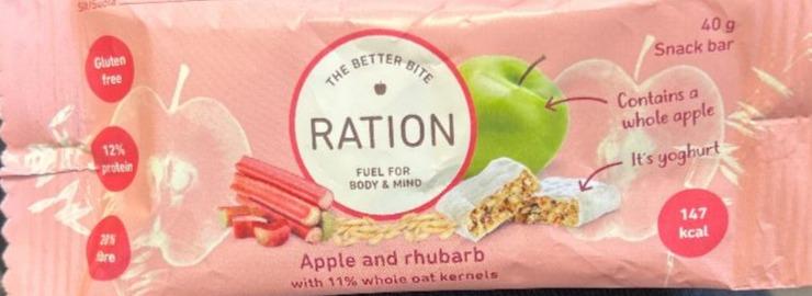 Fotografie - Apple and rhubarb Ration