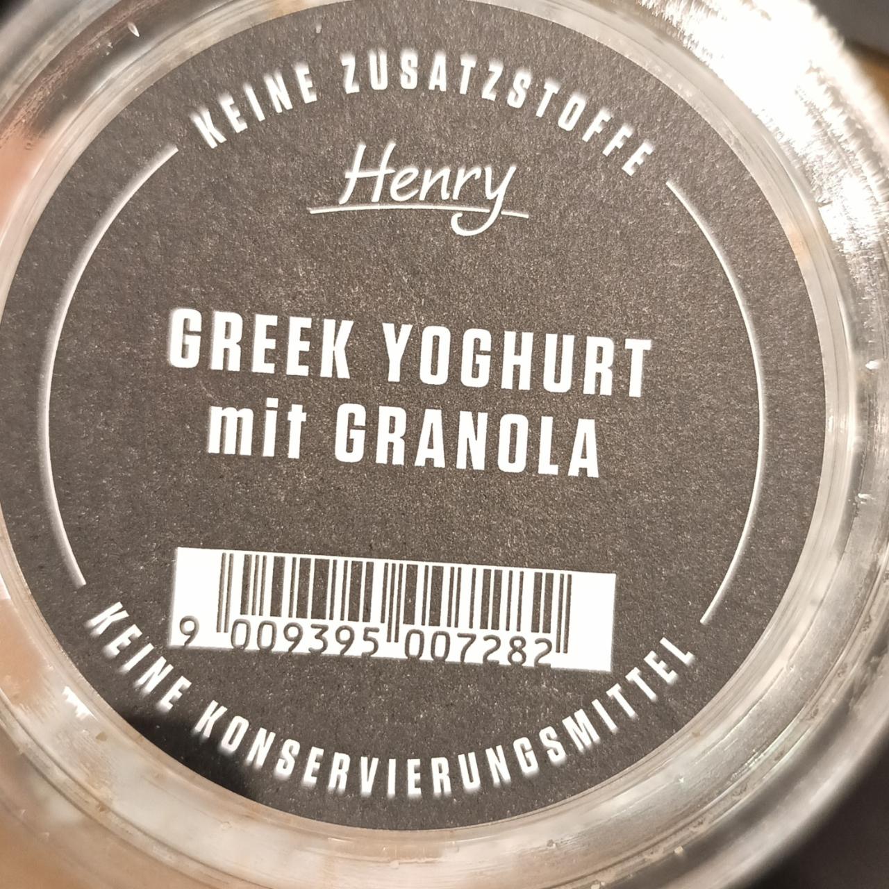 Fotografie - Greek yoghurt mit granola Henry