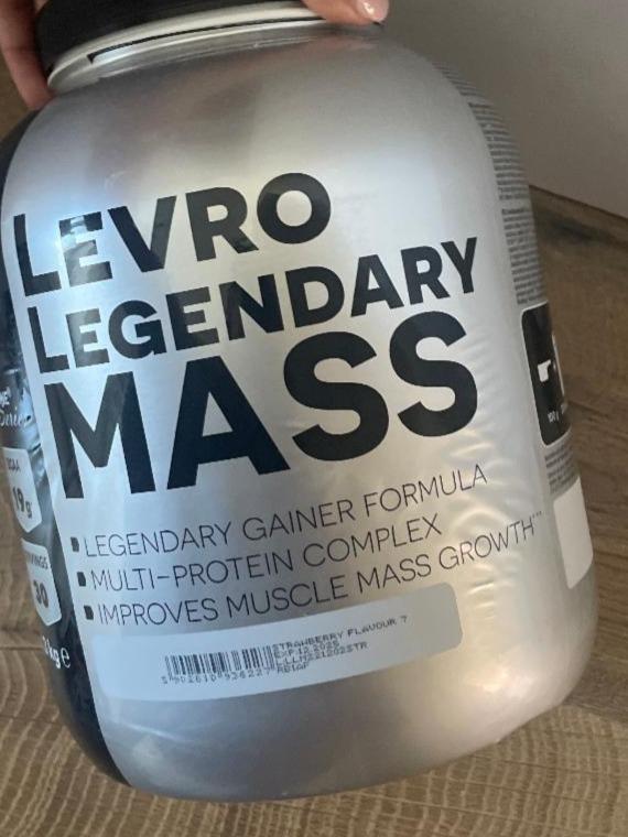 Fotografie - Levro legendary mass strawberry flavour Kevin Levrone