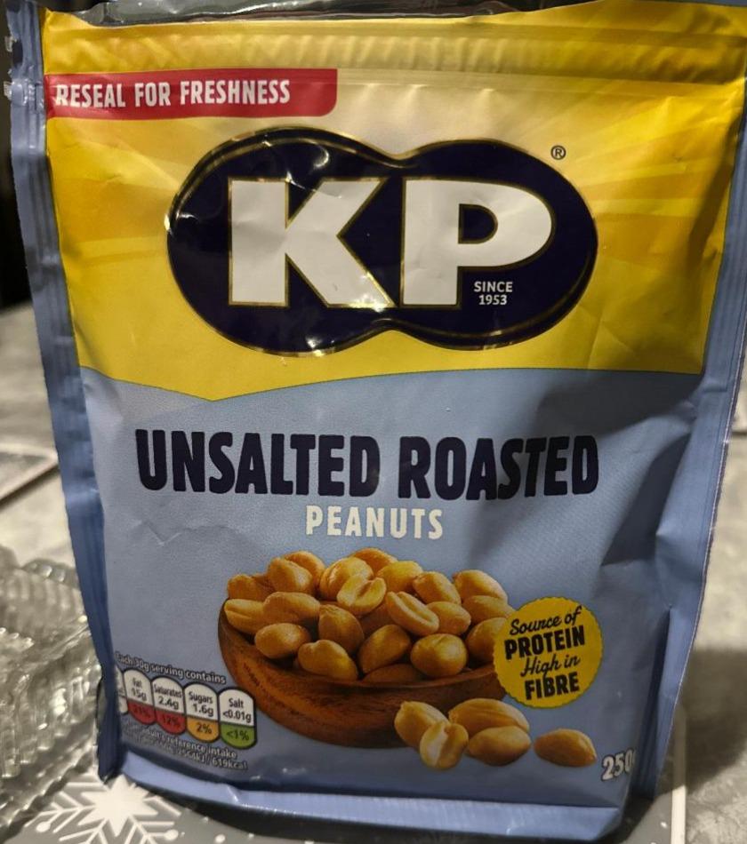 Fotografie - Unsalted roasted peanuts KP