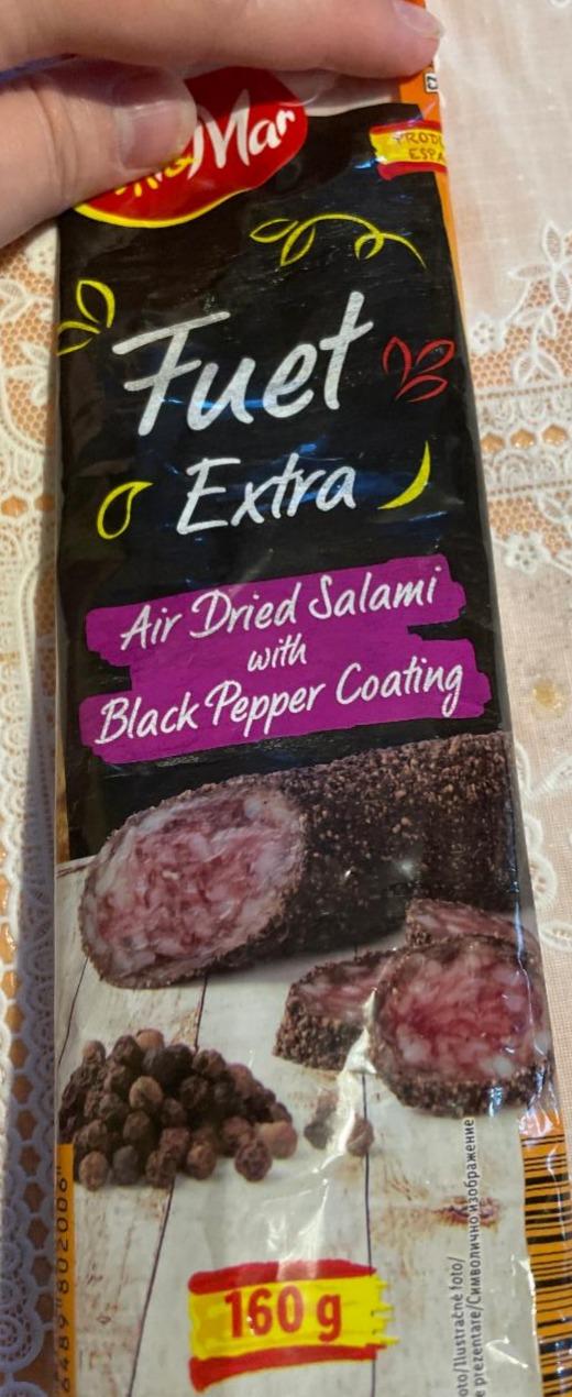 Fotografie - Fuet Extra Air dried salami with Black Pepper coating Sol&Mar