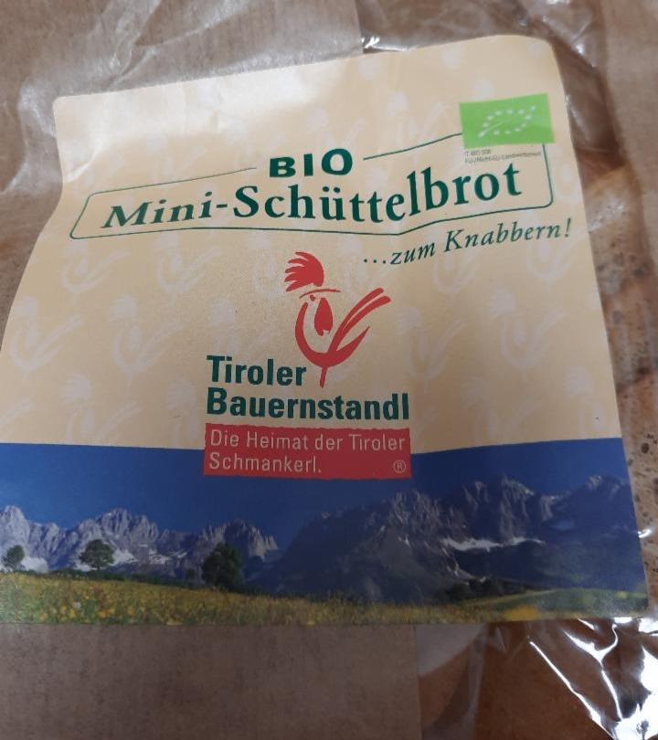 Fotografie - Bio Mini Schüttelbrot Roggenmischbrot