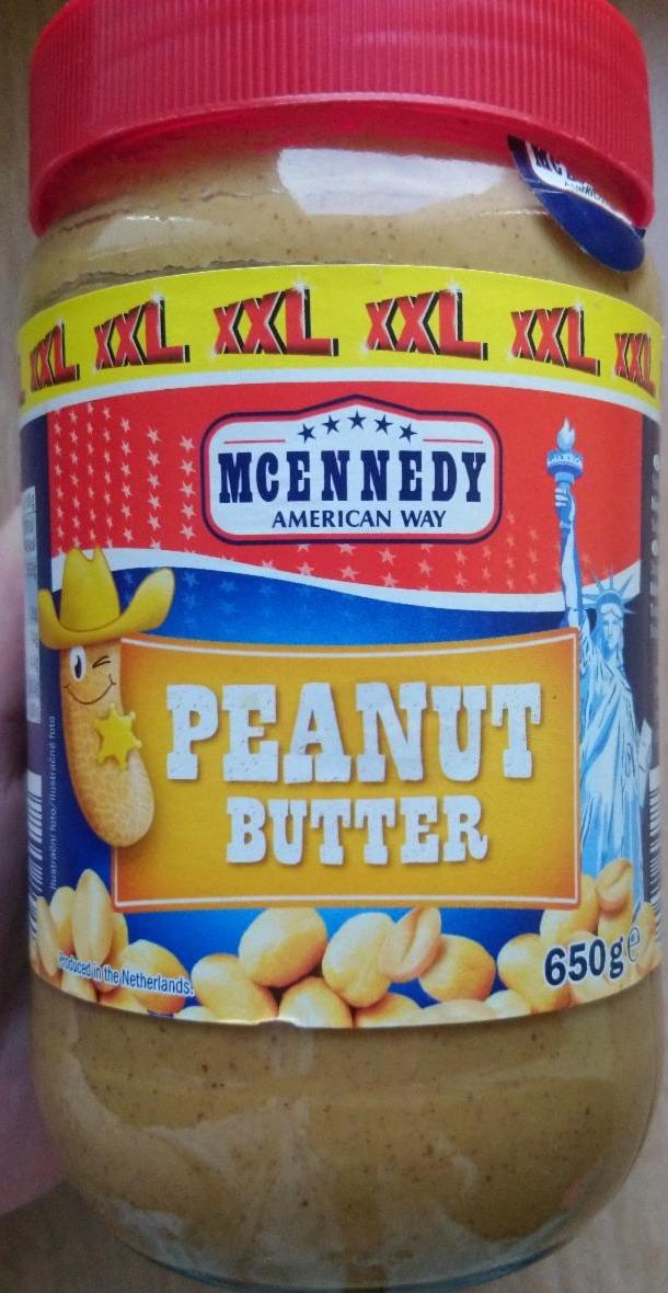 Peanut Butter McEnnedy - a nutriční kalorie, hodnoty Way kJ American