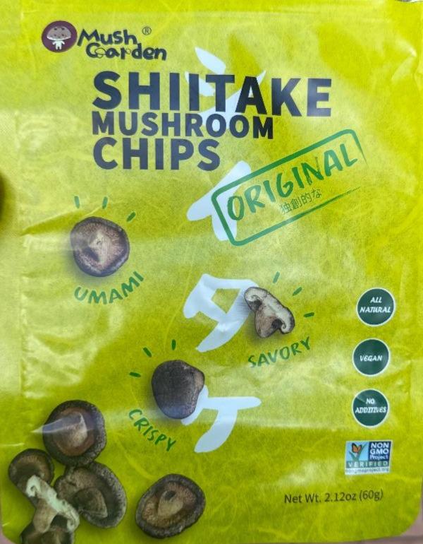 Fotografie - Shiitake mushroom chips original Mush Garden