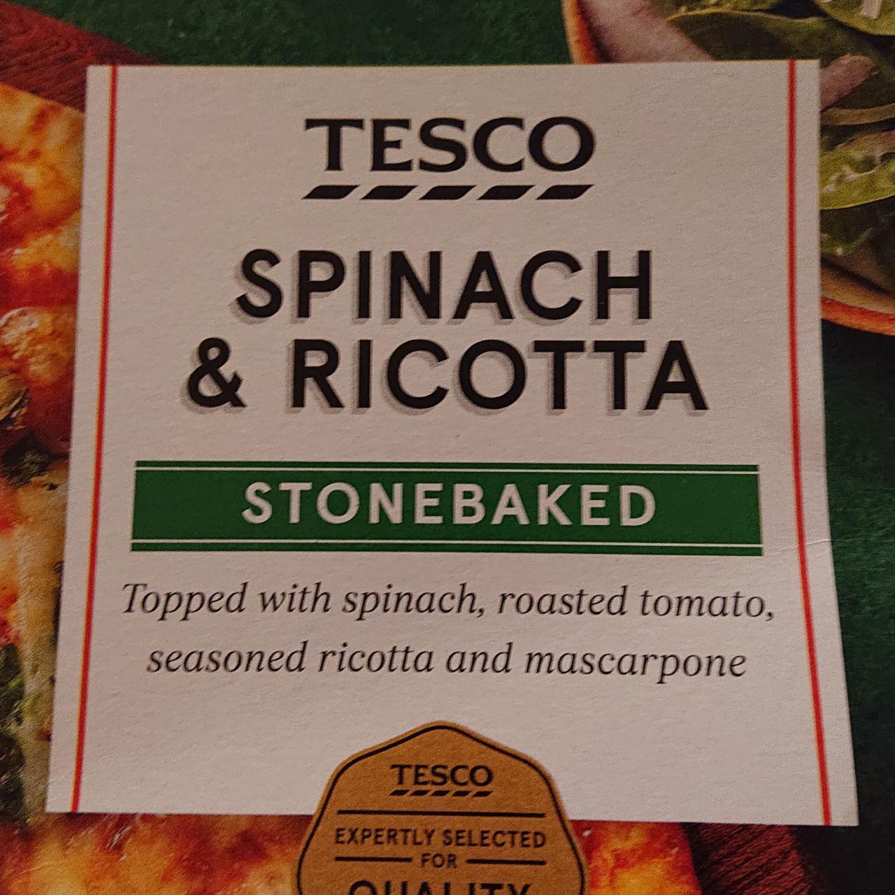 Fotografie - Spinach & ricotta stonebaked Tesco