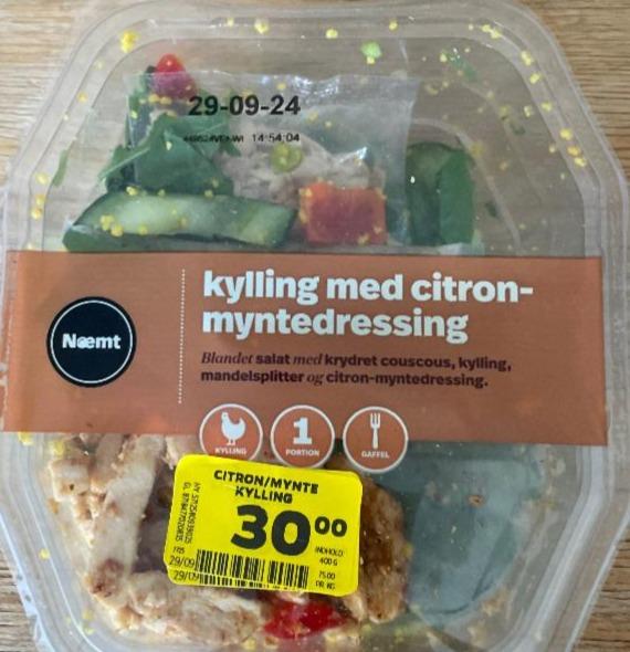 Fotografie - Kylling med citron myntedressing Noemt