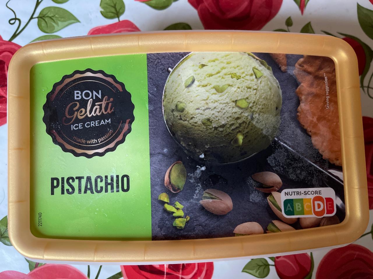 Fotografie - Pistachio Ice cream Bon Gelati