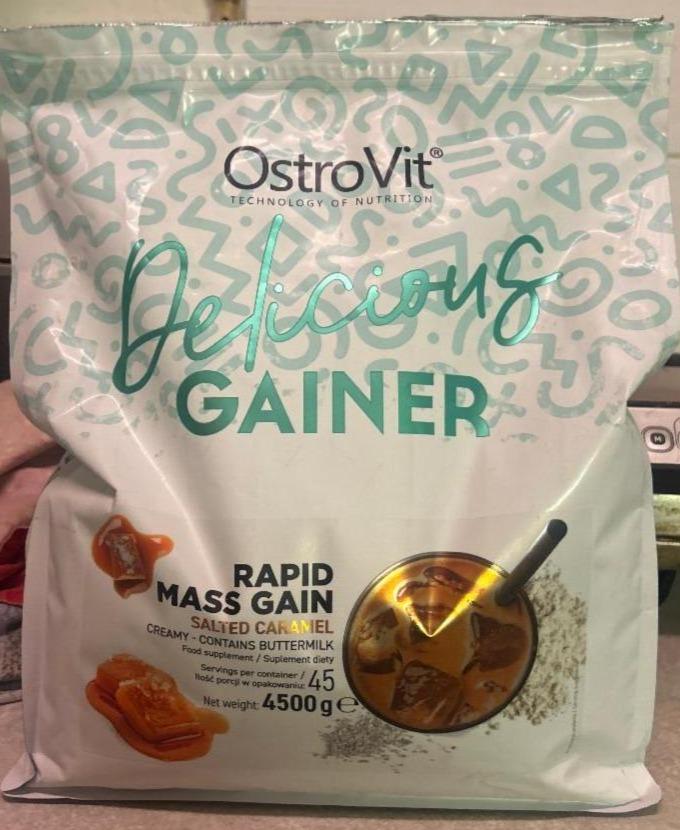 Fotografie - Delicious gainer salted caramel OstroVit