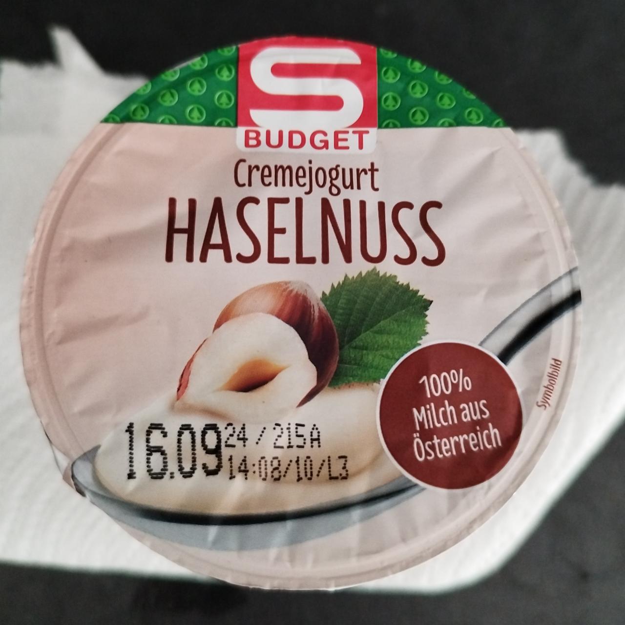 Fotografie - Cremejogurt haselnuss S Budget