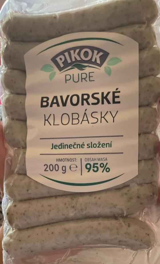 Fotografie - Bavorské klobásky 95% Pikok pure