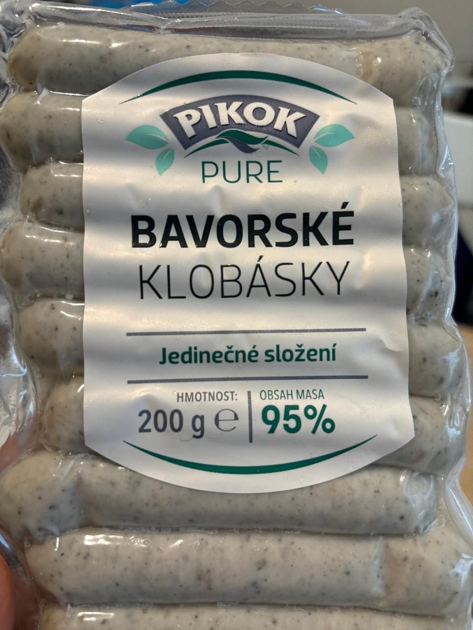 Fotografie - Bavorské klobásky 95% Pikok pure